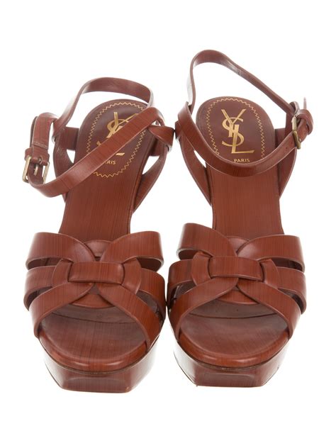 fake ysl tribute sandals|saint laurent tribute platform sandals.